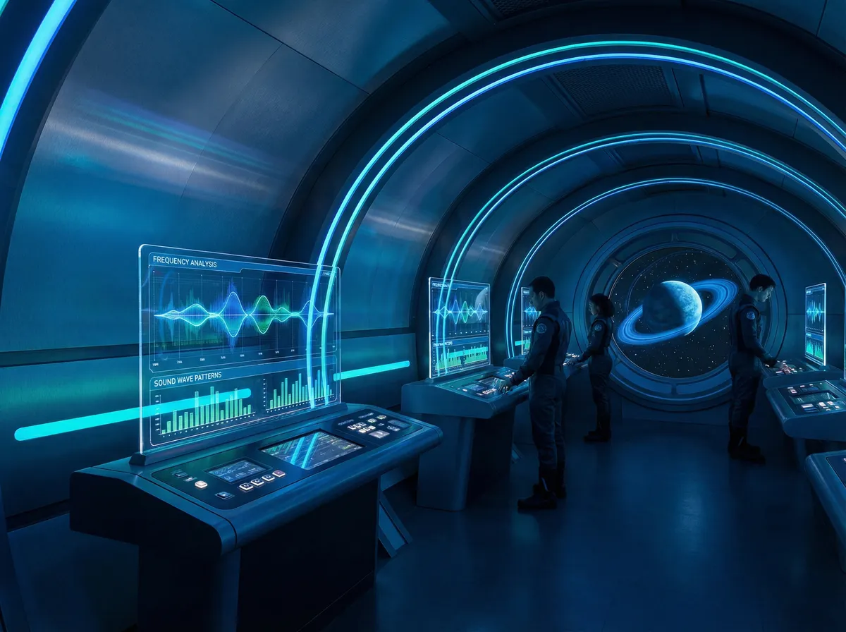 科幻空间站高科技 影视音效 场景