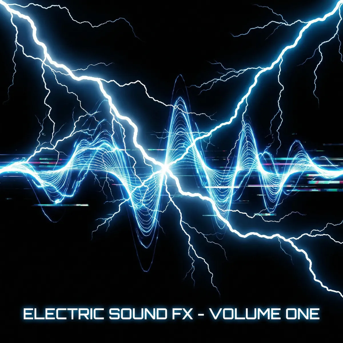 电子音效闪电声波 影视音效 可视化